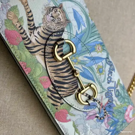 Hyper Peter Horsebit wallet Tiger Gucci 1955 0603